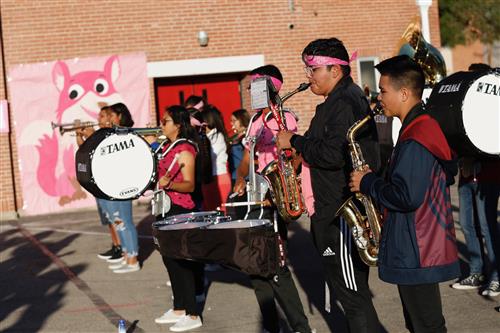 Pink Foxes Pep Rally  